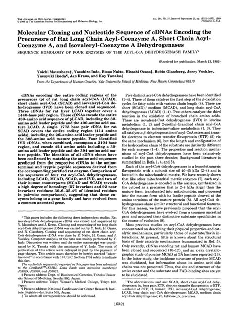Molecular cloning and characterization of cDNAs encoding.